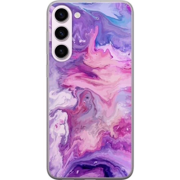 Kompatibelt Mobilskal till Samsung Galaxy S23+ Marmor Lila