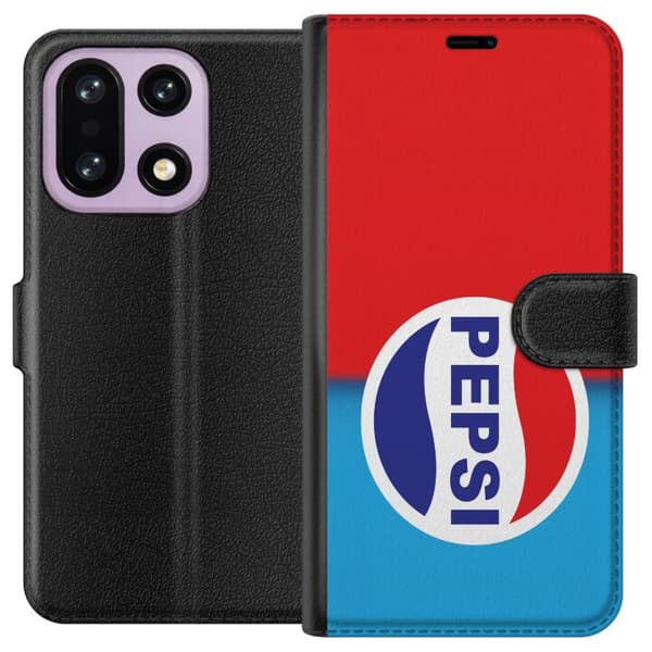 Kompatibel Tegnebogsetui til OnePlus 15 Ikonisk Pepsi-design
