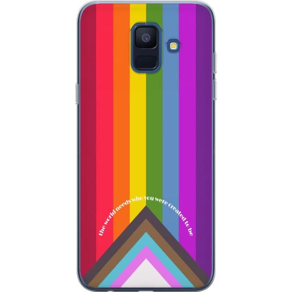 Kompatibelt Mobildeksel til Samsung Galaxy A6 (2018) Hei verden!