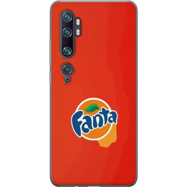 Kompatibelt Mobildeksel til Xiaomi Mi Note 10 Pro Stilren appelsinforme design