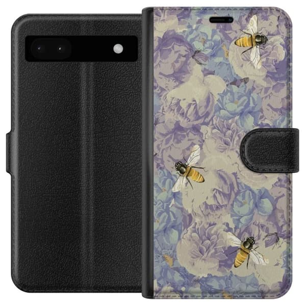 Kompatibelt Plånboksfodral till Google Pixel 6a Bin Blommor
