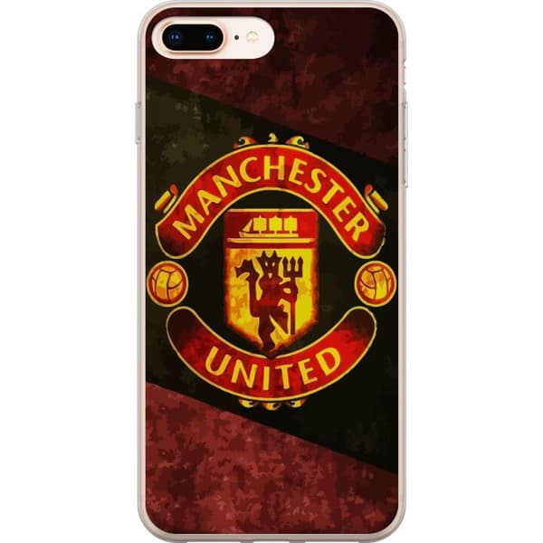 Kompatibelt Mobildeksel til Apple iPhone 8 Plus Manchester United