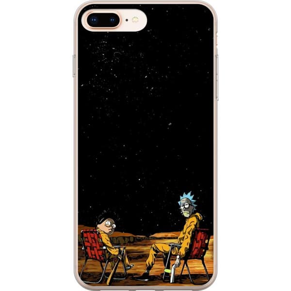 Kompatibelt Mobilskal till Apple iPhone 8 Plus Rick and Morty