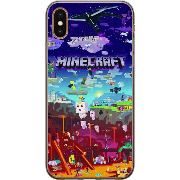 Kompatibelt Mobildeksel til Apple iPhone X Minecraft