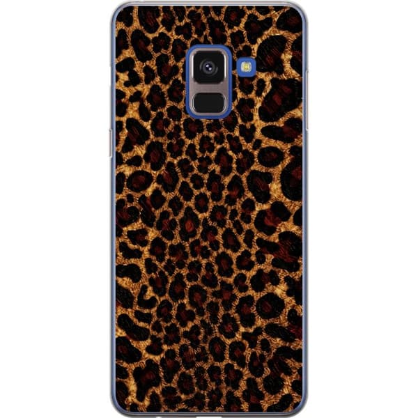 Kompatibelt Mobildeksel til Samsung Galaxy A8 (2018) Leopardikon