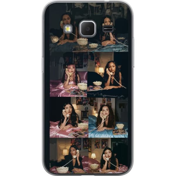Kompatibelt Mobildeksel til Samsung Galaxy Core Prime KATSEYE retro telefoncollage