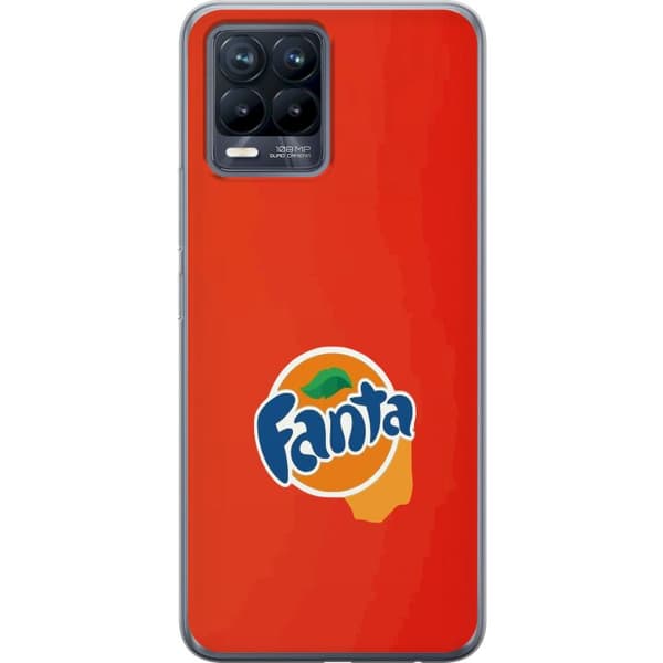 Kompatibelt Mobildeksel til Realme 8 Stilren appelsinforme design