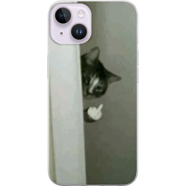 Kompatibelt Mobilskal till Apple iPhone 14 Plus HAHA Katt