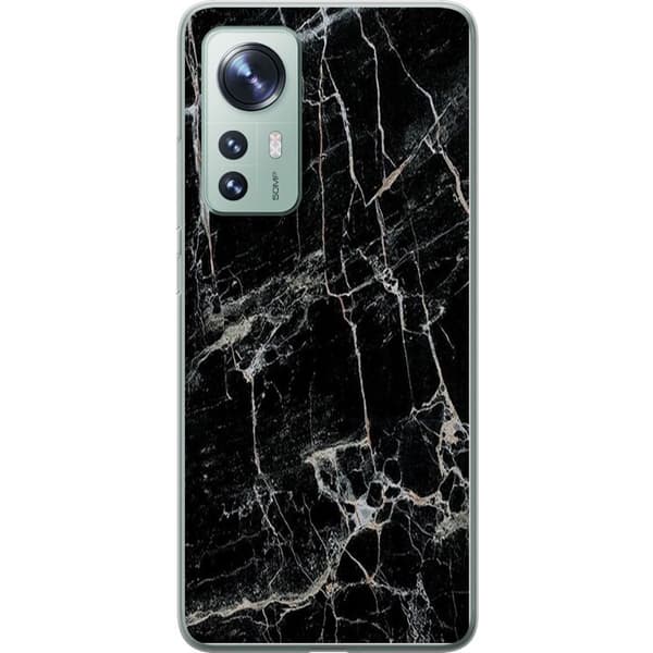 Kompatibel Mobilcover til Xiaomi 12 Sort marmor