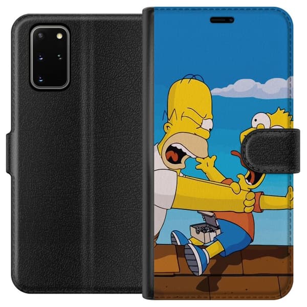 Kompatibelt Plånboksfodral till Samsung Galaxy S20+ The Simpsons