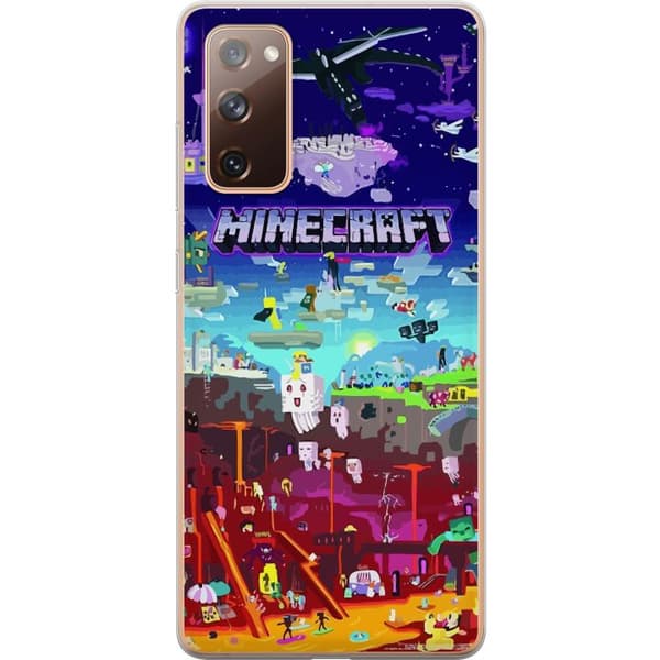 Kompatibelt Mobildeksel til Samsung Galaxy S20 FE MineCraft
