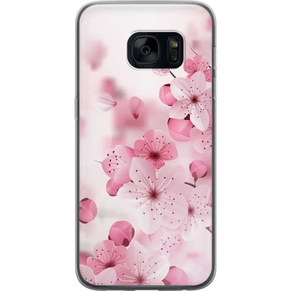 Kompatibelt Mobilskal till Samsung Galaxy S7 Cherry Blossom