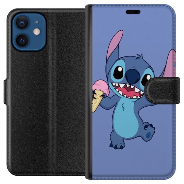Kompatibelt Lommeboketui til Apple iPhone 12 Glad Stitch