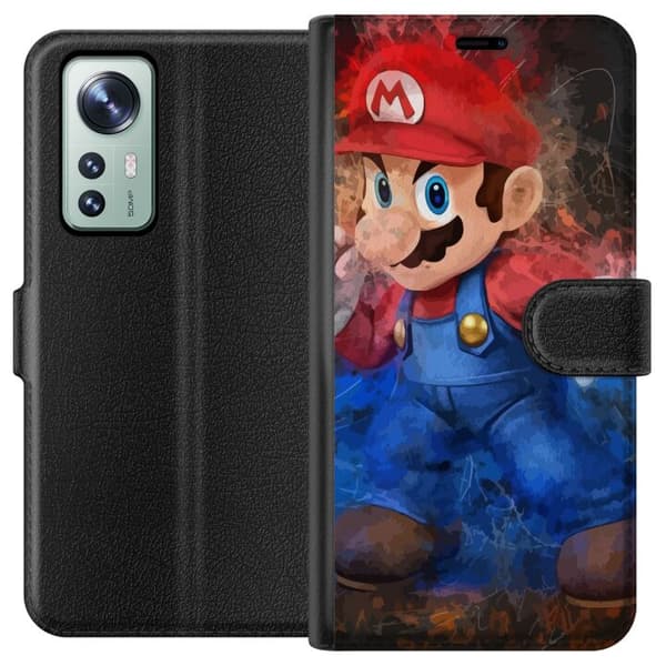 Kompatibel Tegnebogsetui til Xiaomi 12 Super Mario Bros