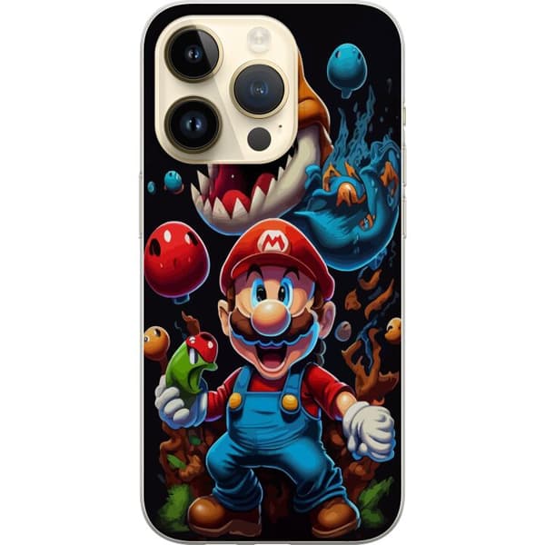Kompatibelt Mobilskal till Apple iPhone 14 Pro Super Mario