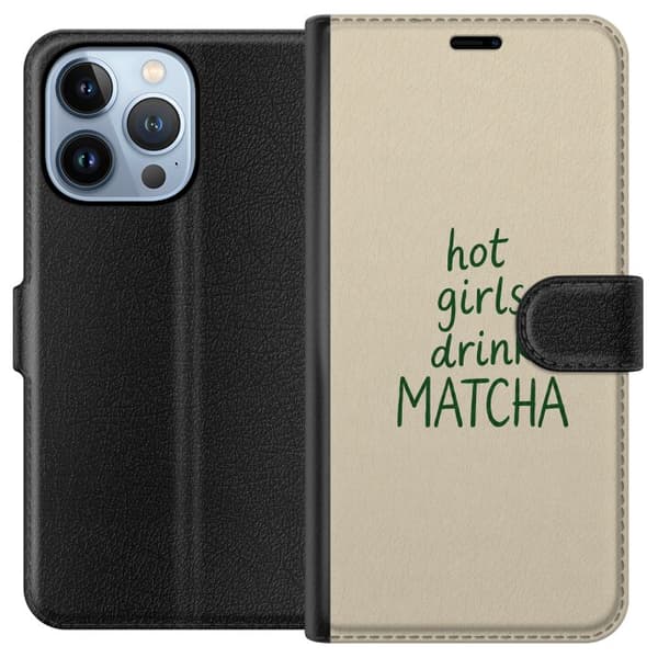 Yhteensopiva Lompakkokotelo Apple iPhone 13 Pro Matcha Klubi