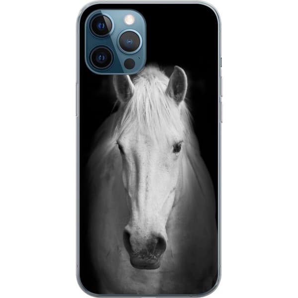 Kompatibelt Mobilskal till Apple iPhone 12 Pro Vit Häst