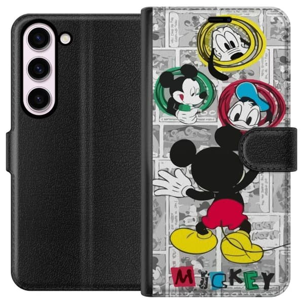 Kompatibel Tegnebogsetui til Samsung Galaxy S23 Mickey Mouse