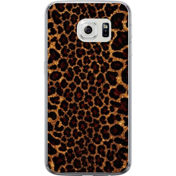 Kompatibelt Mobildeksel til Samsung Galaxy S6 edge Leopardikon