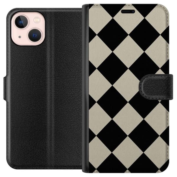 Kompatibelt Lommeboketui til Apple iPhone 13 mini Mono-diamant