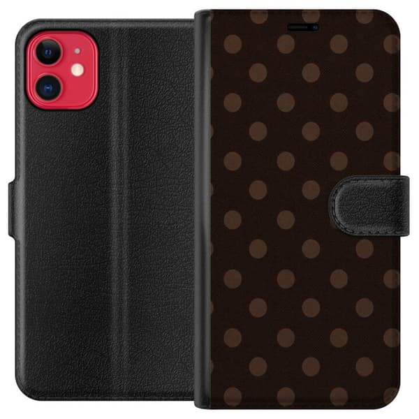 Kompatibel Tegnebogsetui til Apple iPhone 11 Mokka Pop