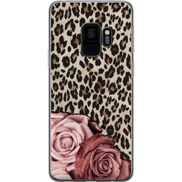 Kompatibelt Mobildeksel til Samsung Galaxy S9 Leopards Rose