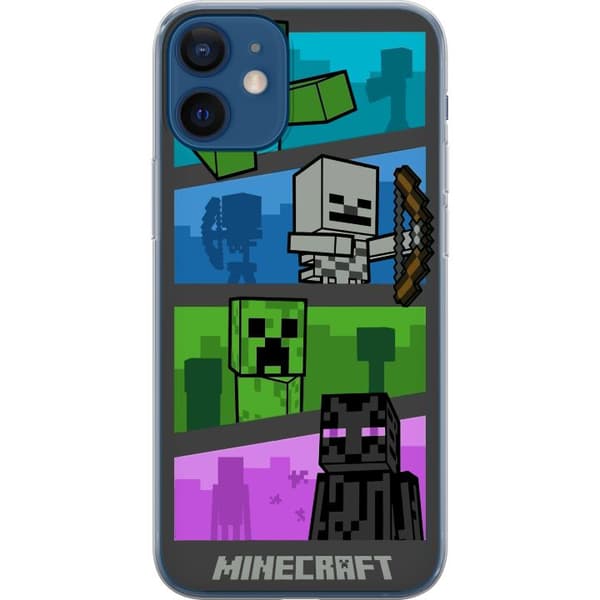 Kompatibelt Mobildeksel til Apple iPhone 12 Minecraft