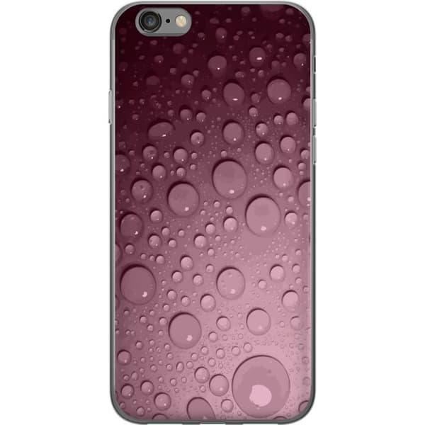 Kompatibelt Mobilskal till Apple iPhone 6s Rosa vattendroppar