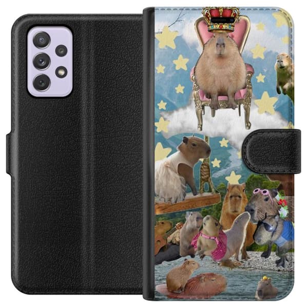 Kompatibelt Plånboksfodral till Samsung Galaxy A52s 5G Capybara