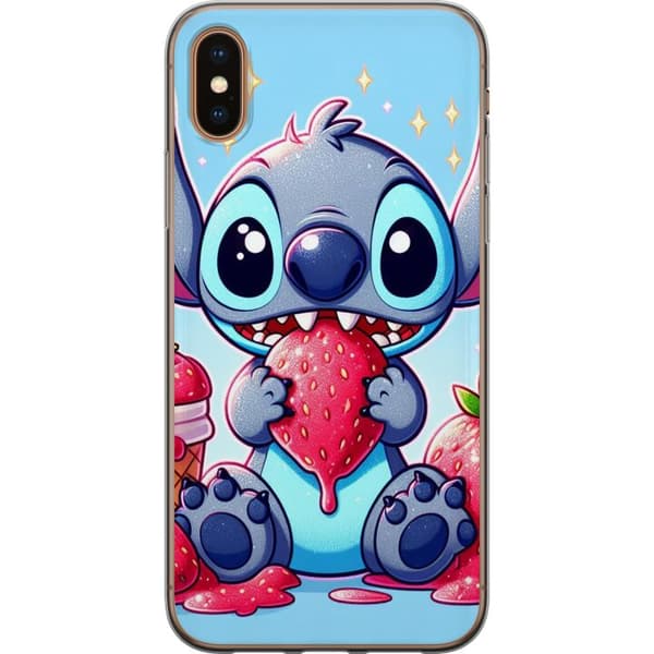 Kompatibelt Mobildeksel til Apple iPhone X  Stitch jordbær