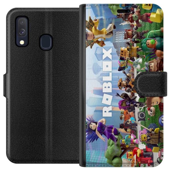 Kompatibelt Plånboksfodral till Samsung Galaxy A40 Roblox