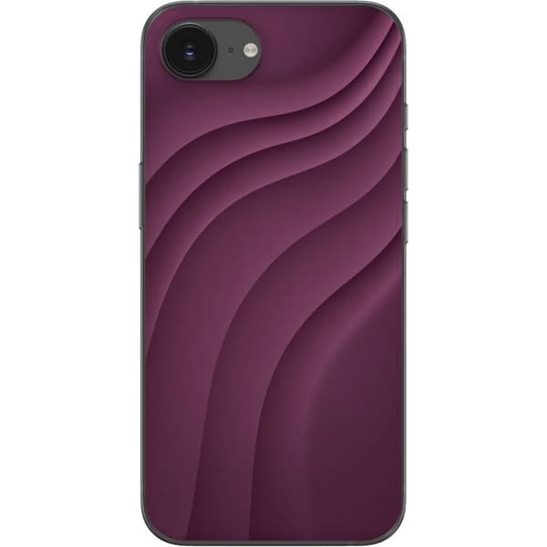 Kompatibelt Mobilskal till Apple iPhone 16e Plum Motion