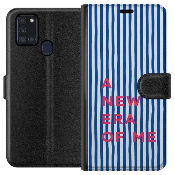 Kompatibelt Plånboksfodral till Samsung Galaxy A21s Citat