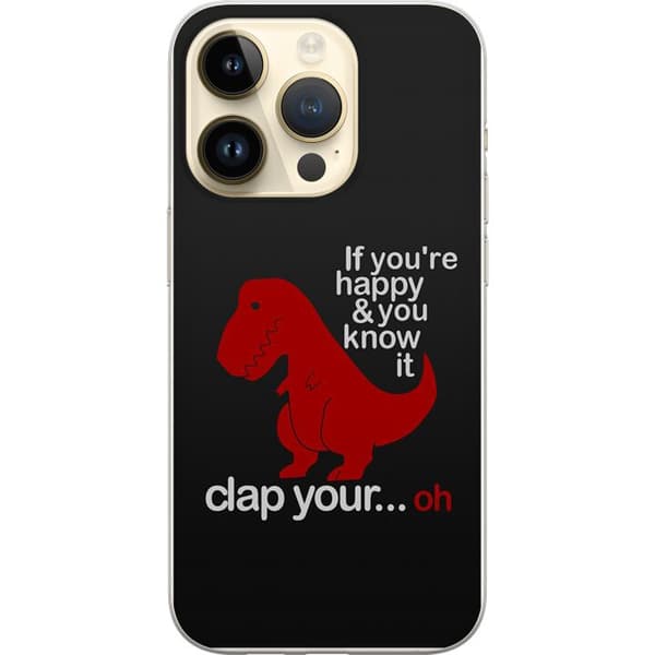 Kompatibelt Mobilskal till Apple iPhone 14 Pro Dinosaurie