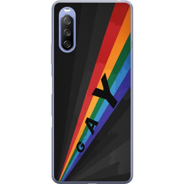 Kompatibelt Mobildeksel til Sony Xperia 10 III Lite Gay regnbåge