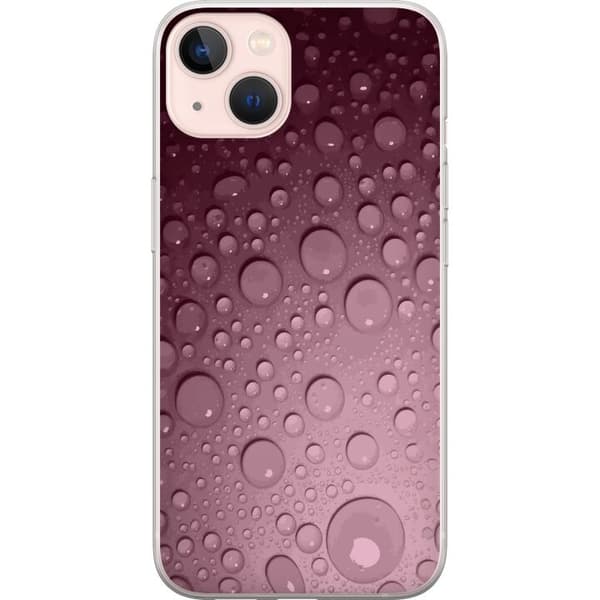 Kompatibelt Mobildeksel til Apple iPhone 13 Rosa vattendroppar