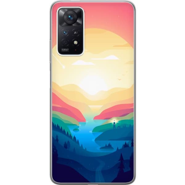 Kompatibelt Mobildeksel til Xiaomi Redmi Note 11 Pro Rosa horisont