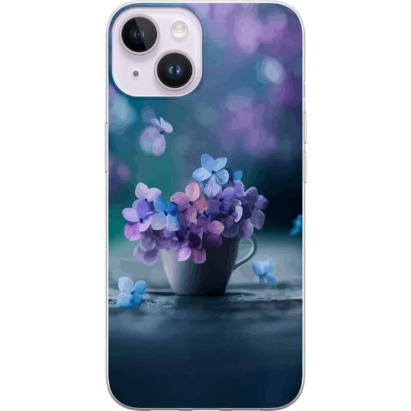 Kompatibelt Mobilskal till Apple iPhone 14 Plus Blommor Sött