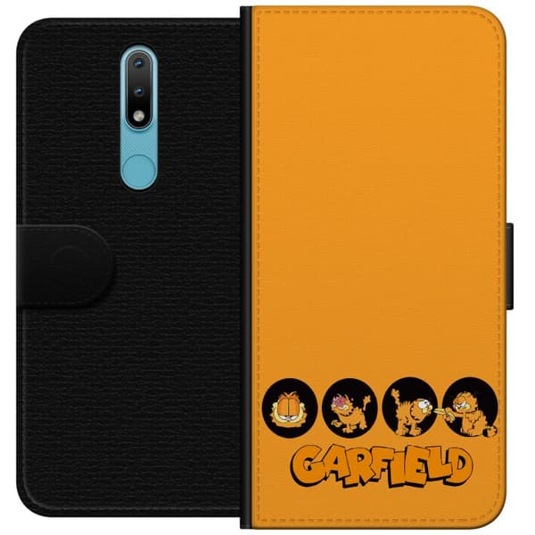 Kompatibel Tegnebogsetui til Nokia 2.4 Garfield