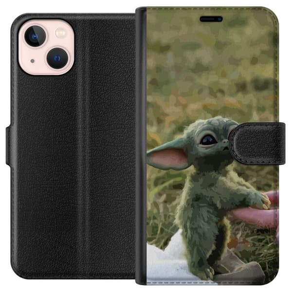 Kompatibelt Plånboksfodral till Apple iPhone 13 mini Yoda