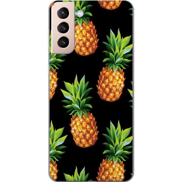 Kompatibelt Mobildeksel til Samsung Galaxy S21 Ananas