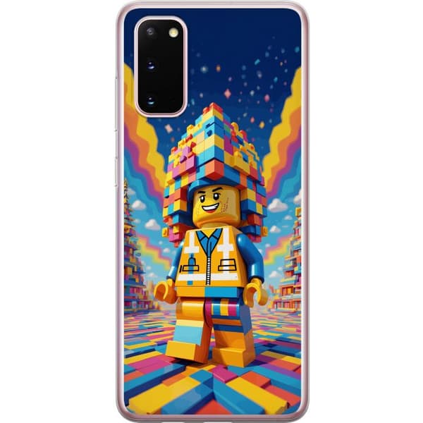Kompatibelt Mobildeksel til Samsung Galaxy S20 Byggklossfigur