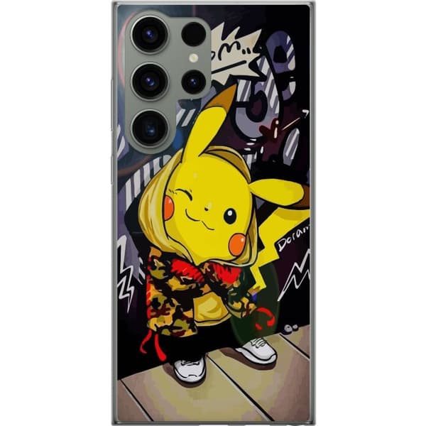 Kompatibelt Mobildeksel til Samsung Galaxy S23 Ultra Pikachu