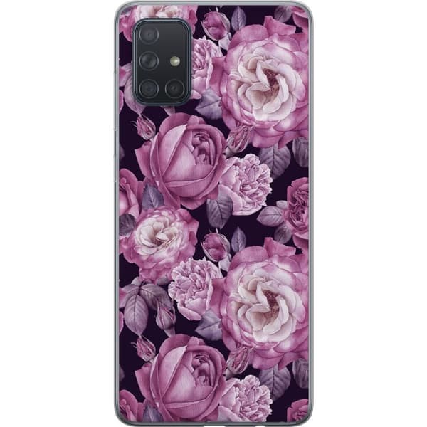 Kompatibelt Mobildeksel til Samsung Galaxy A71 Blomster