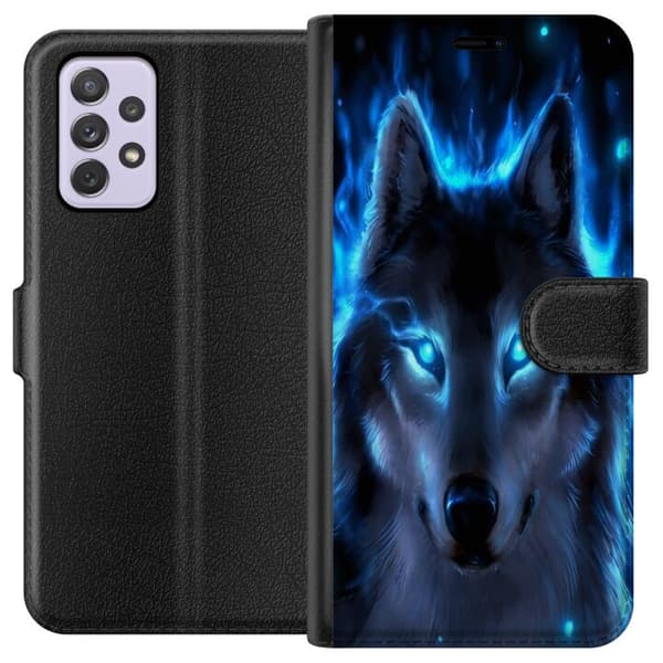 Kompatibelt Lommeboketui til Samsung Galaxy A52s 5G ulv