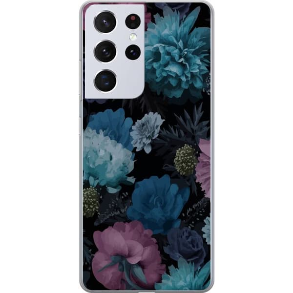 Kompatibelt Mobildeksel til Samsung Galaxy S21 Ultra 5G Blomster
