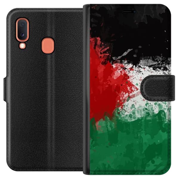 Kompatibelt Plånboksfodral till Samsung Galaxy A20e Palestina