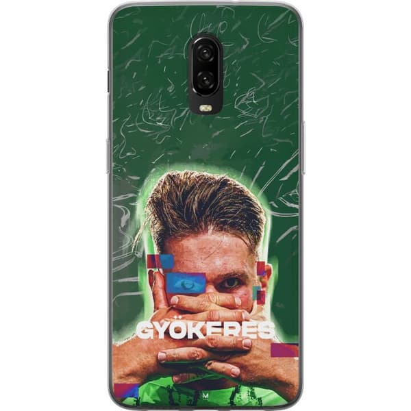 Kompatibelt Mobildeksel til OnePlus 6T Viktor Gyökeres grön energi