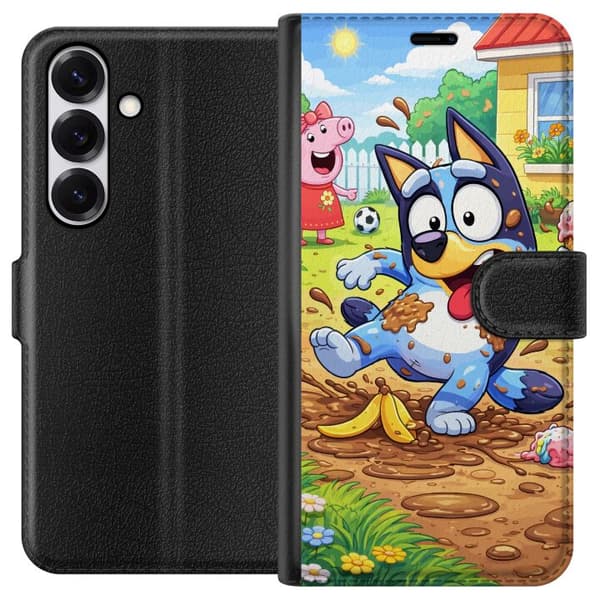 Kompatibel Tegnebogsetui til Samsung Galaxy S26 Blåy