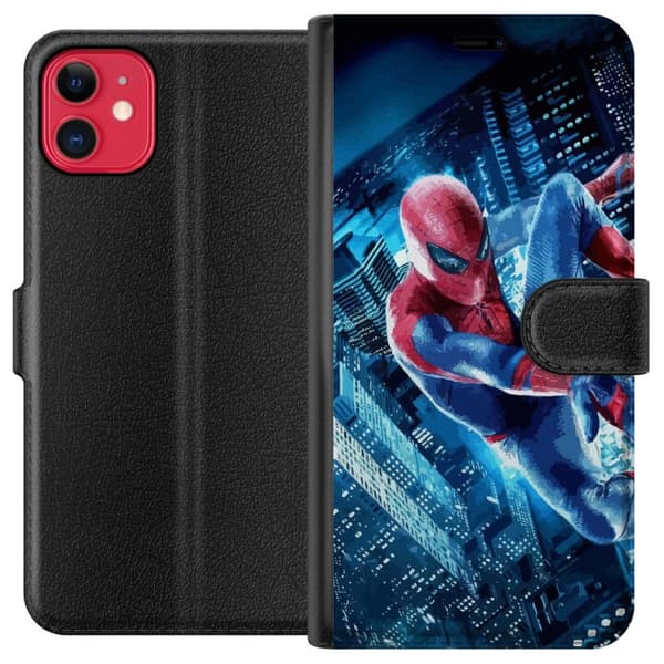 Kompatibelt Plånboksfodral till Apple iPhone 11 Spiderman